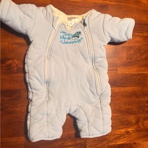 Baby Merlin's Magic Sleepsuit - Blue